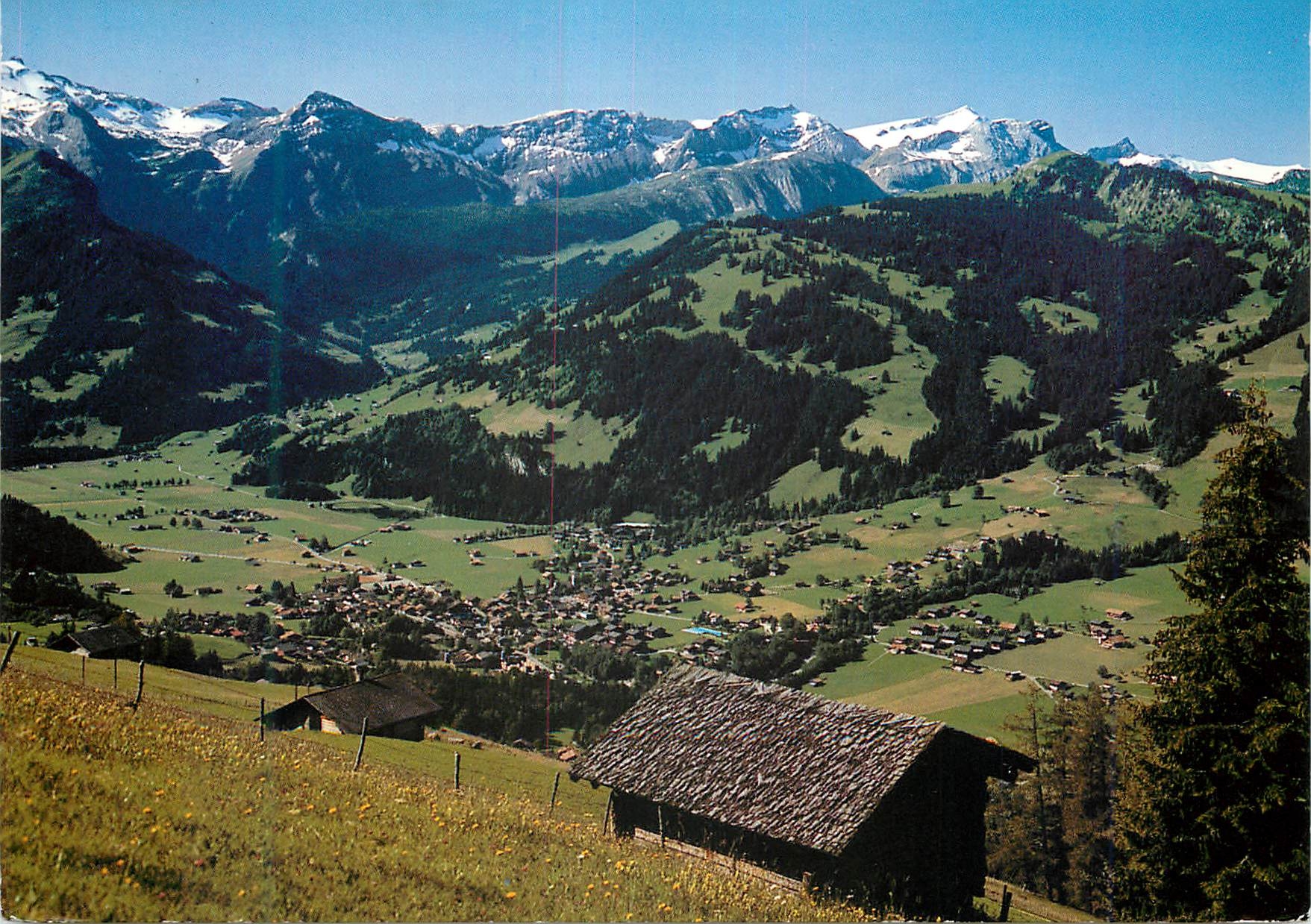 CPA Lenk Berner Oberland Mittag Schnide und Wildhorn Betelberg