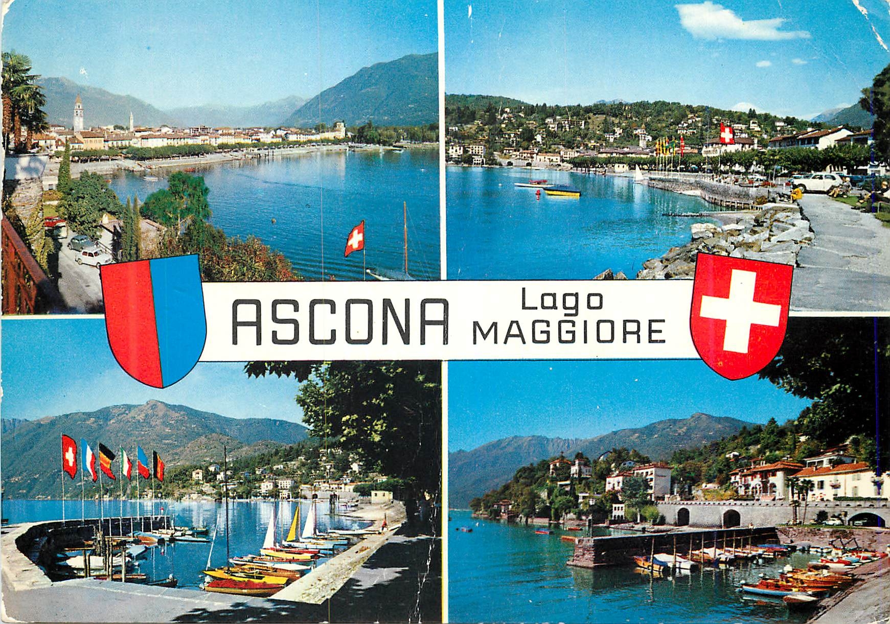 CPM Vues de la ville Ascona