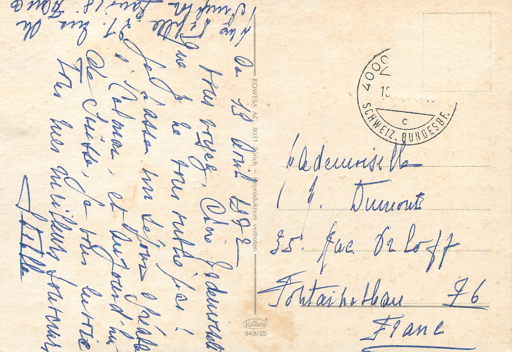 CPM Views of Country — Rückseite