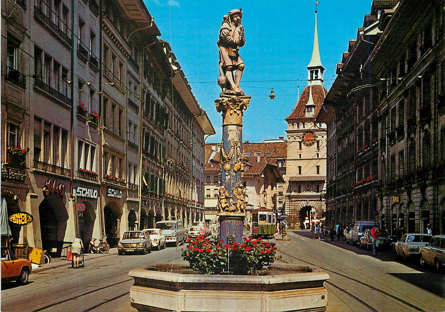 CPM Berne-La fontaine du joueur de cornemuse