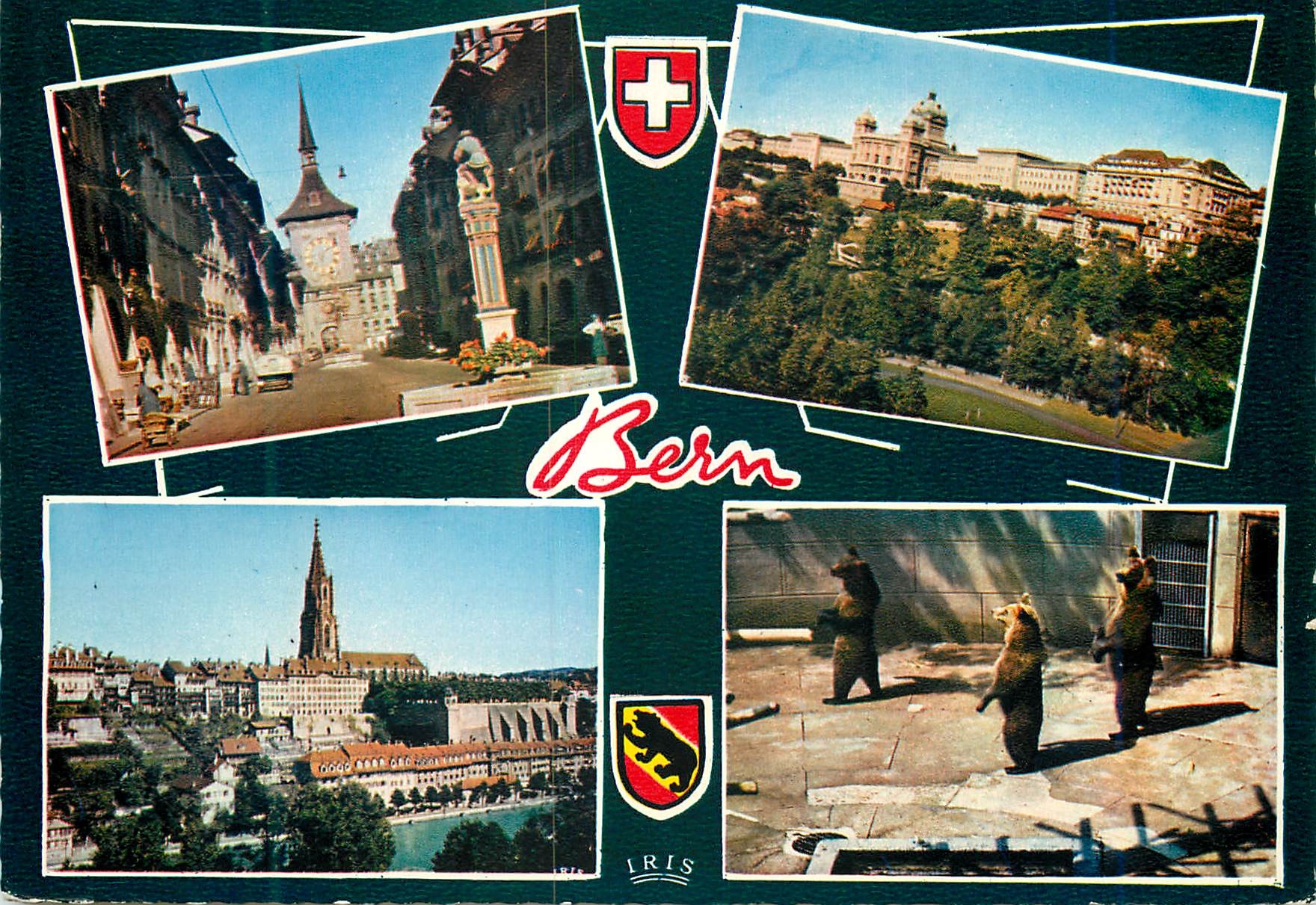 CPM Views of Country Ourse Bern