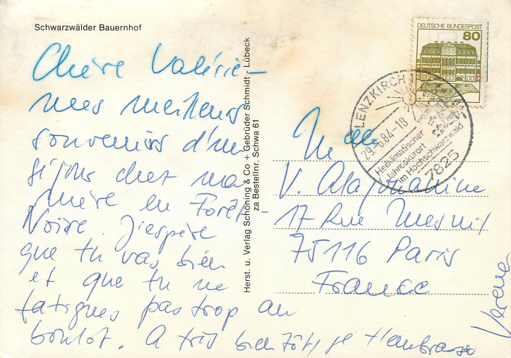 CPM Schwarzwalder Bauernhof — Rückseite