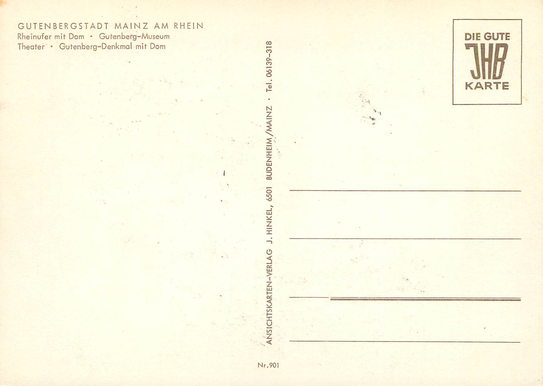 CPM Gutenbergstadt — Rückseite