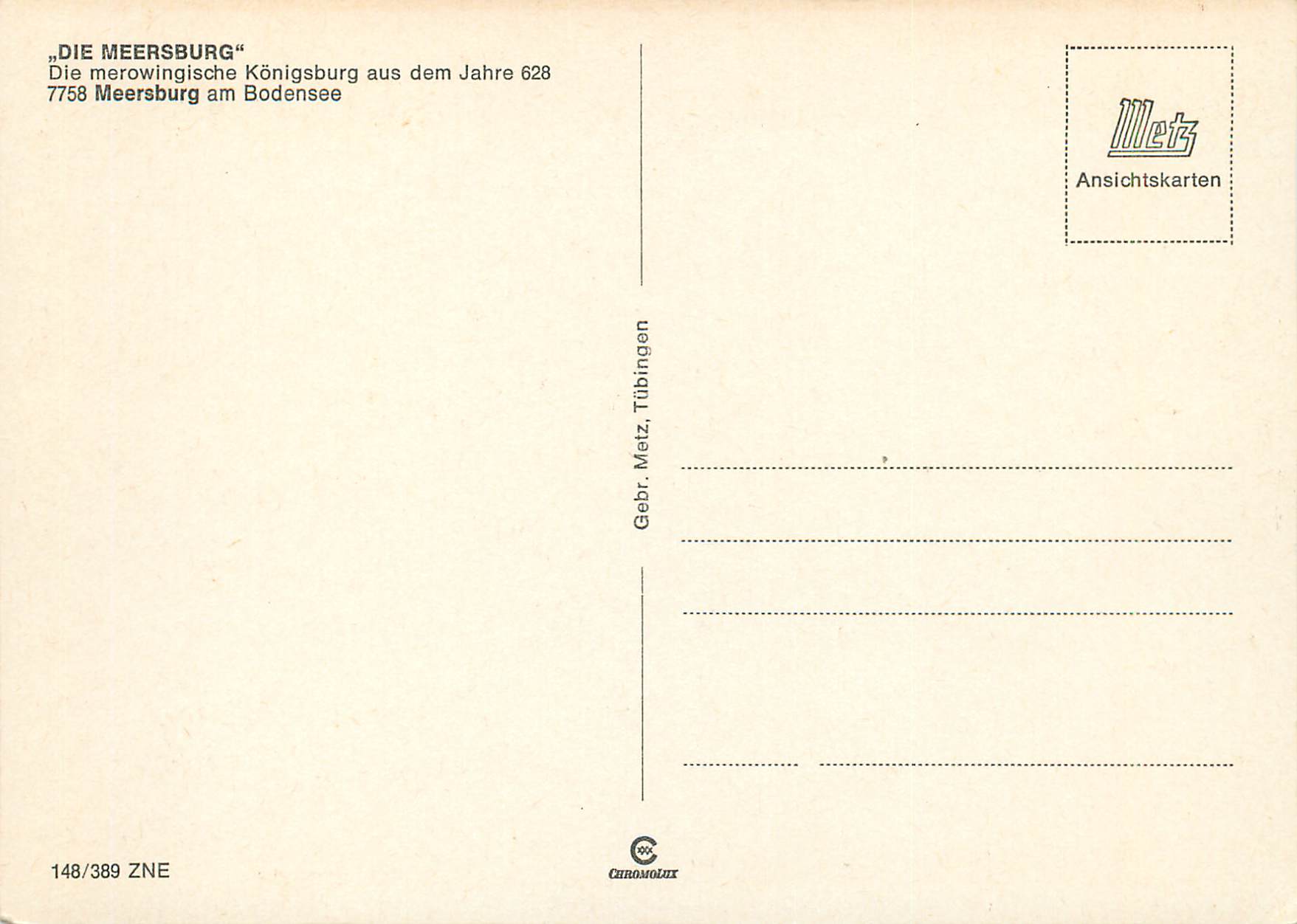 CPM Konigsburg Meersburg — Rückseite