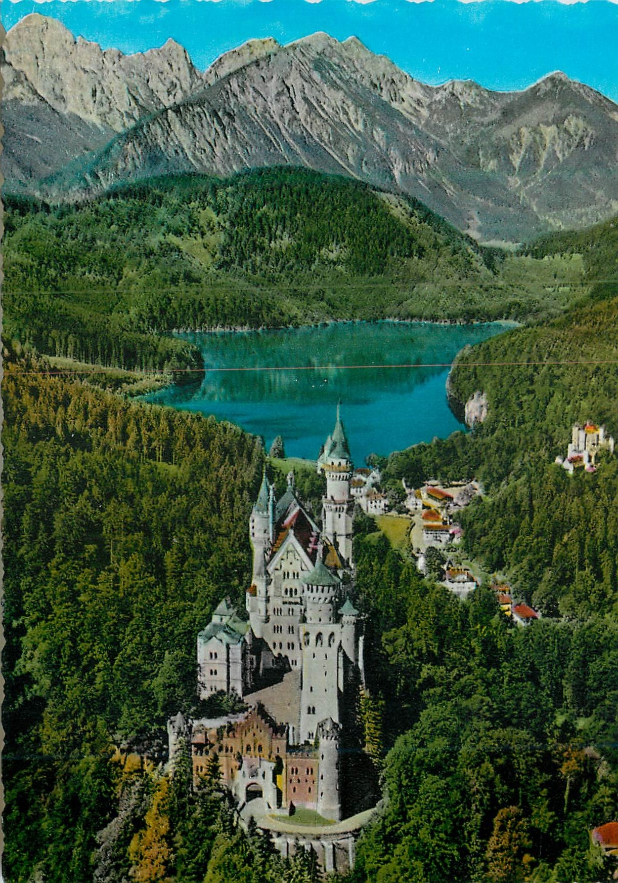 CPM Konigsschloss mit Allgauer und Tiroler Alpen