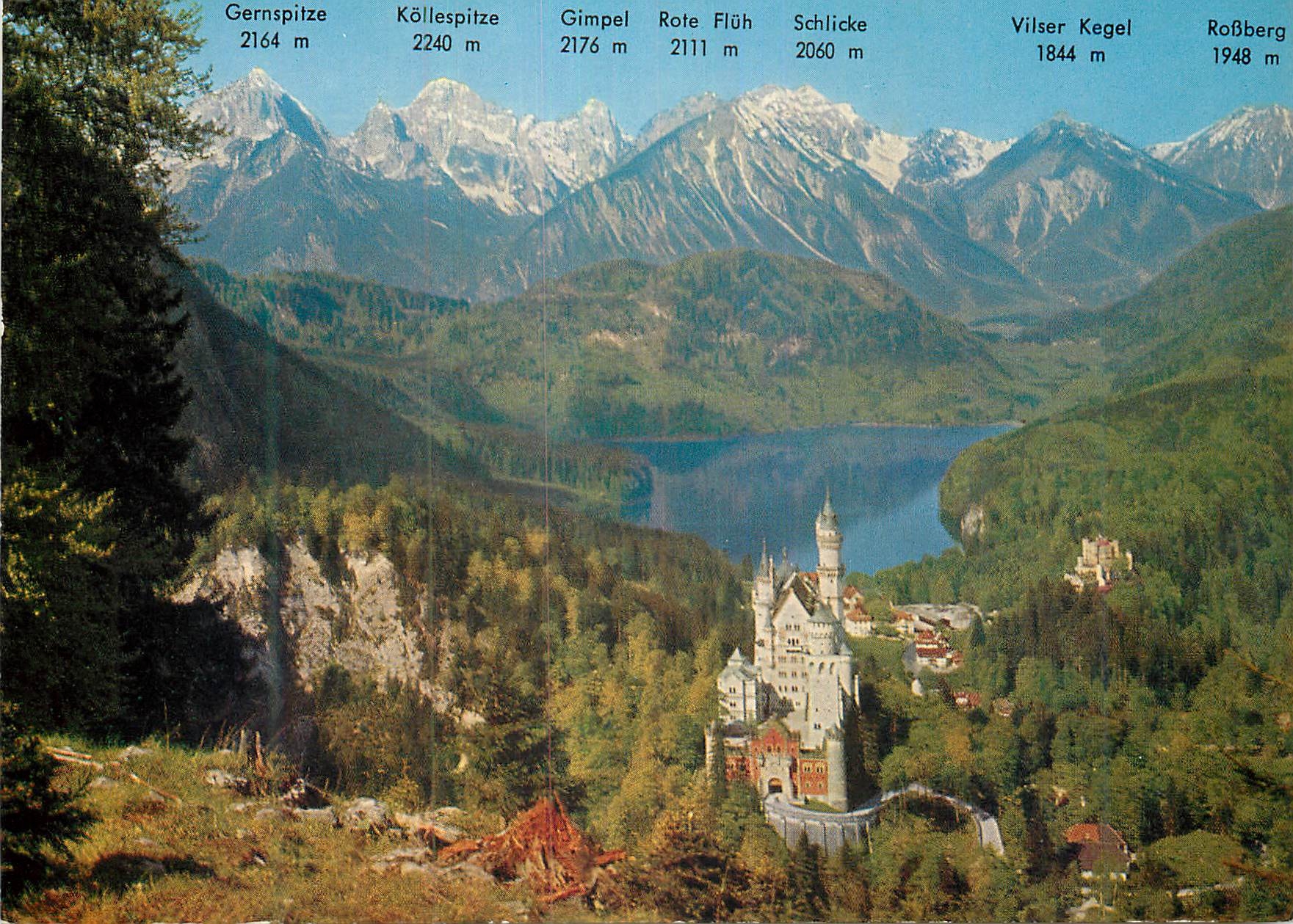 CPM Neuschwanstein castle and Hohenschwangau