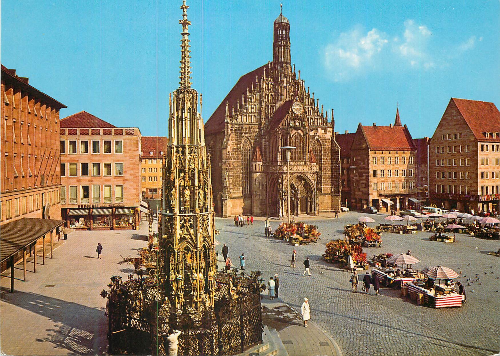 CPM Hauptmarkt Schoner Brunnen und Frauenkirche