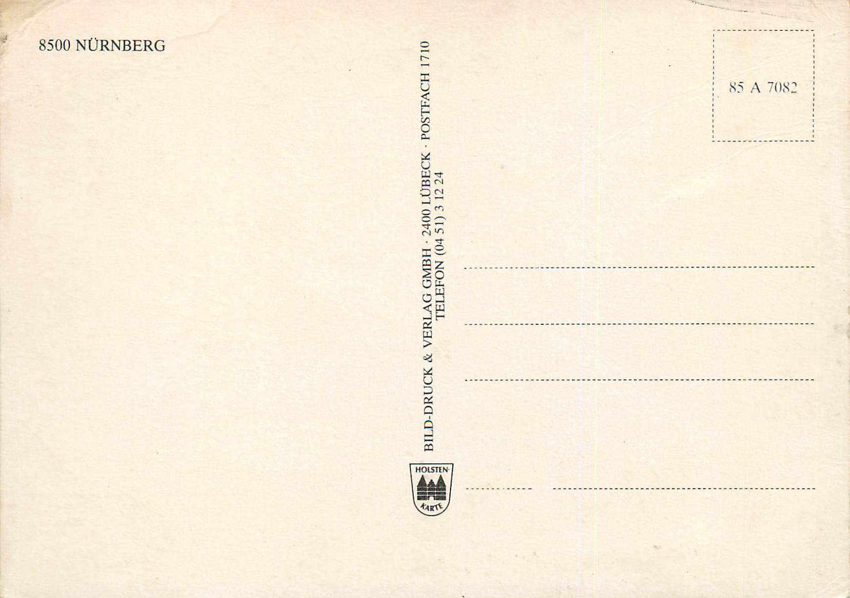CPM Nurnberg — Rückseite