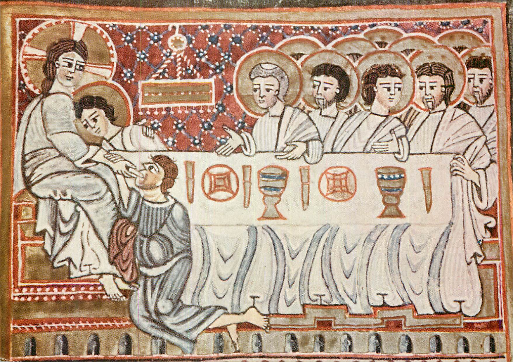 CPM Abendmahl-Cene-Last Supper  Maria Laach