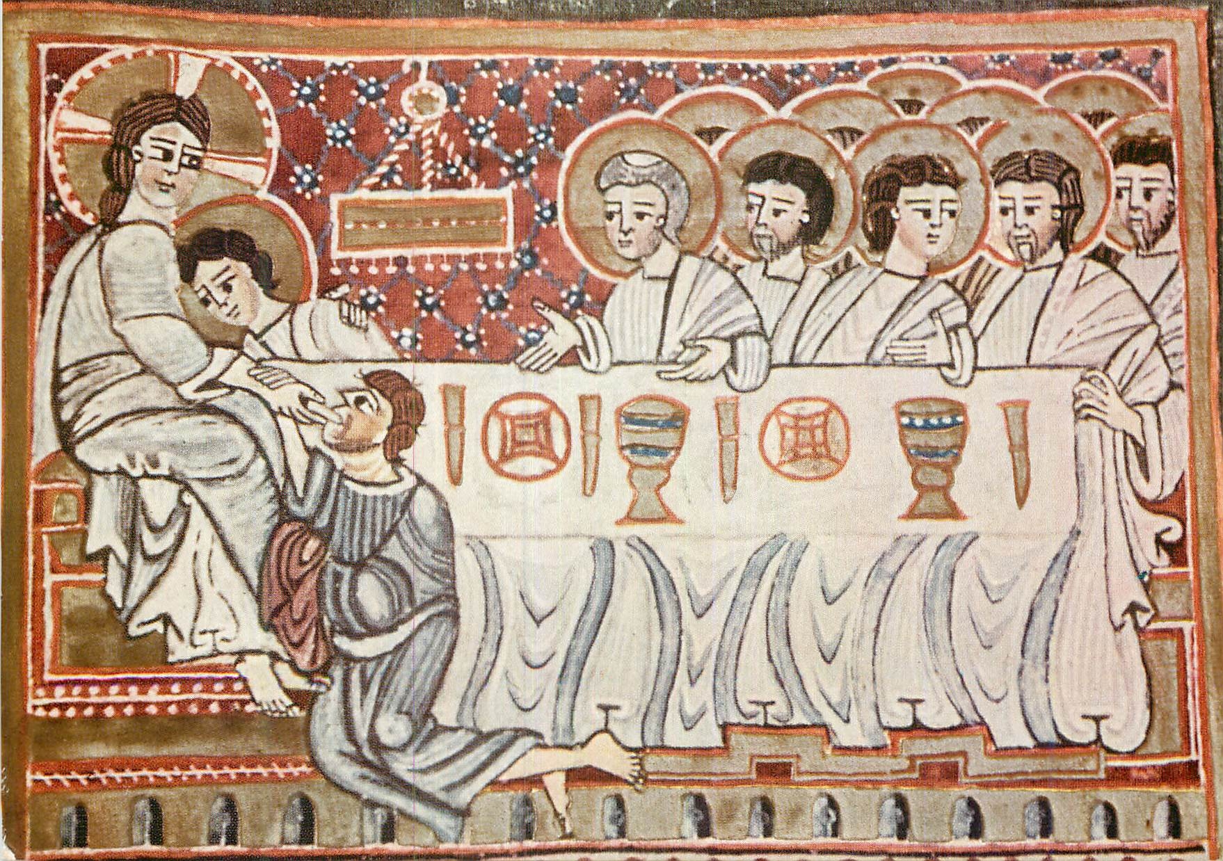 CPM Abendmahl-Cene-Last Supper  Maria Laacht