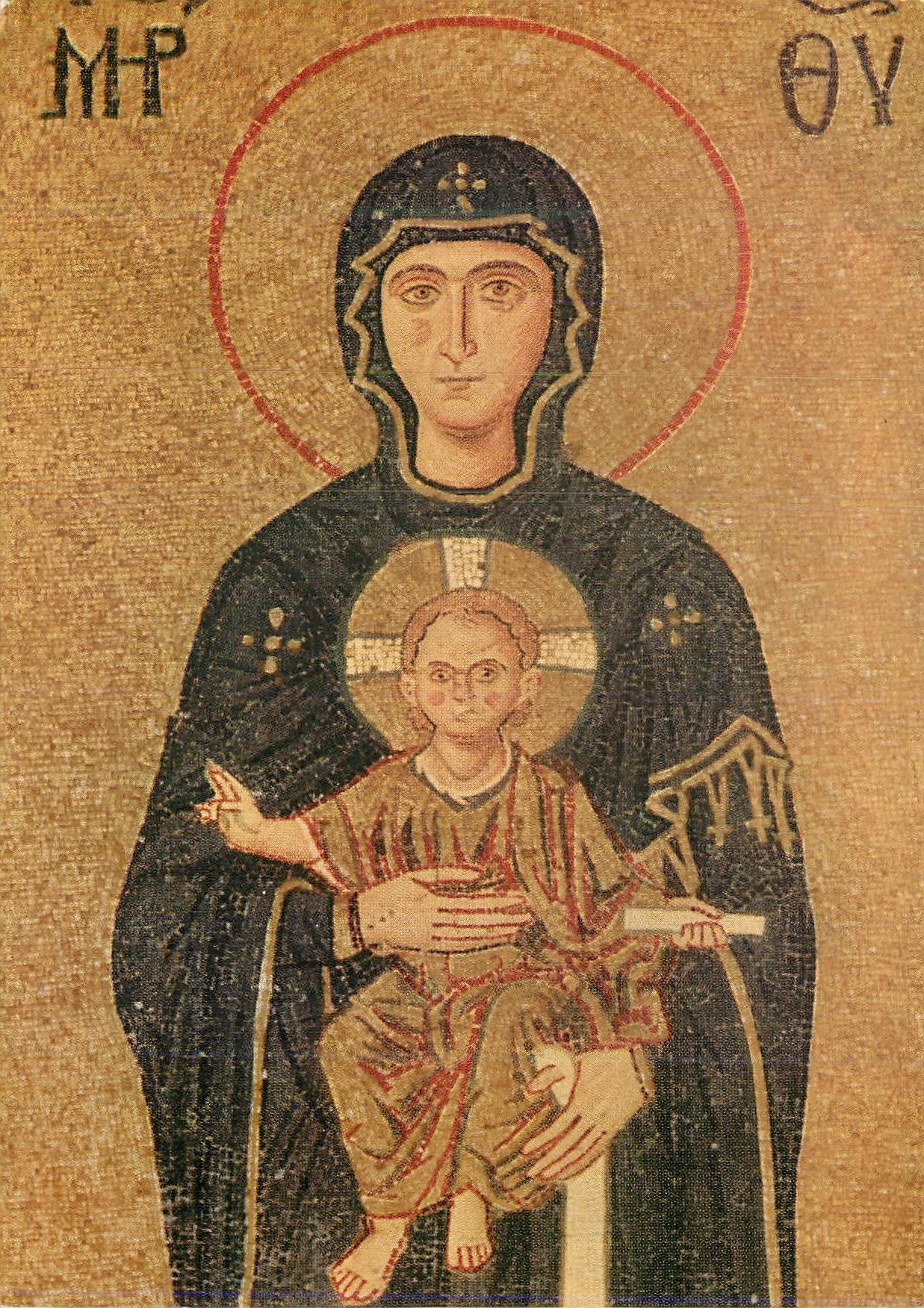 CPM Madonna mit Kind
