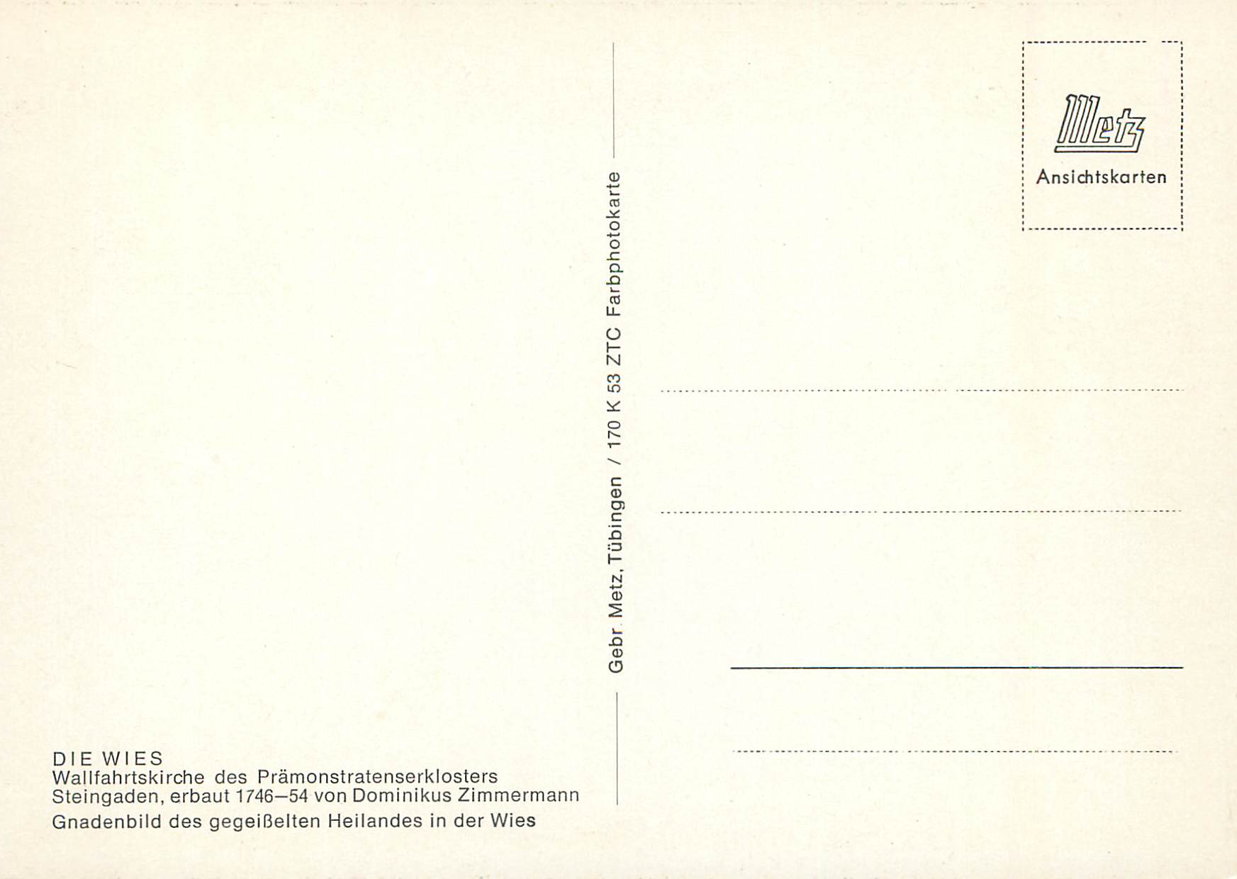 CPM Die Wies — Verso