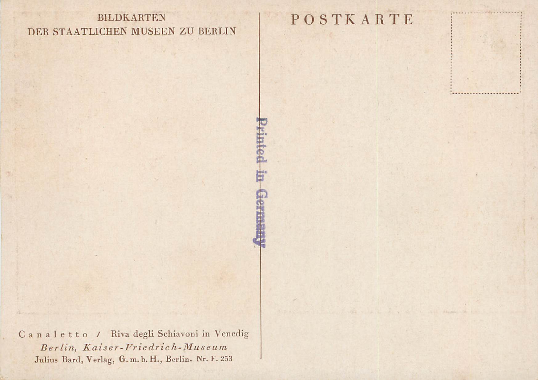 CPM Berlin Museum — Rückseite