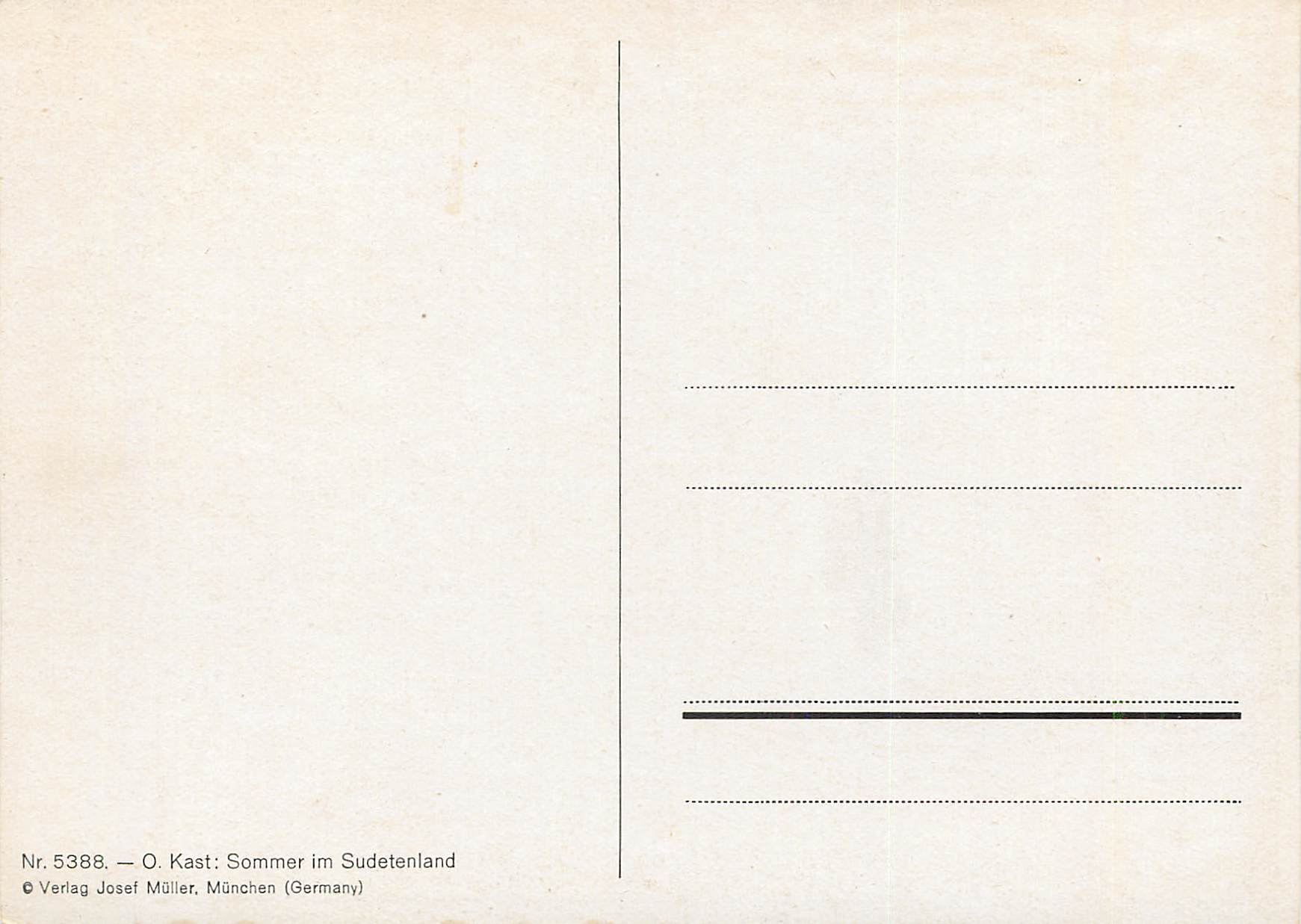CPM Sommer im Sudetenland — Verso