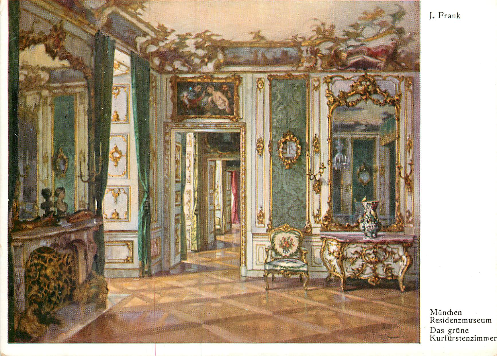 CPM J. Frank - Munchen Residenzmuseum
