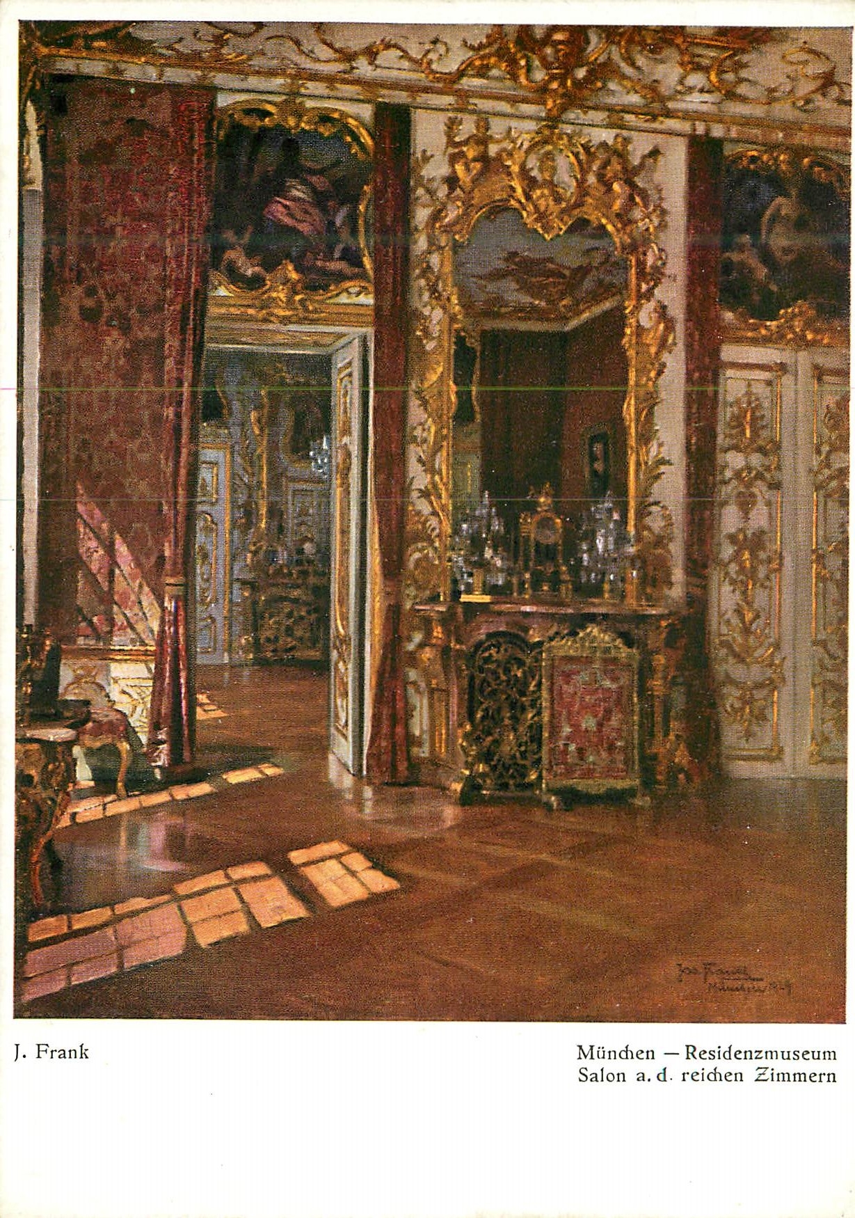 CPM J. Frank - Munchen Residenzmuseum