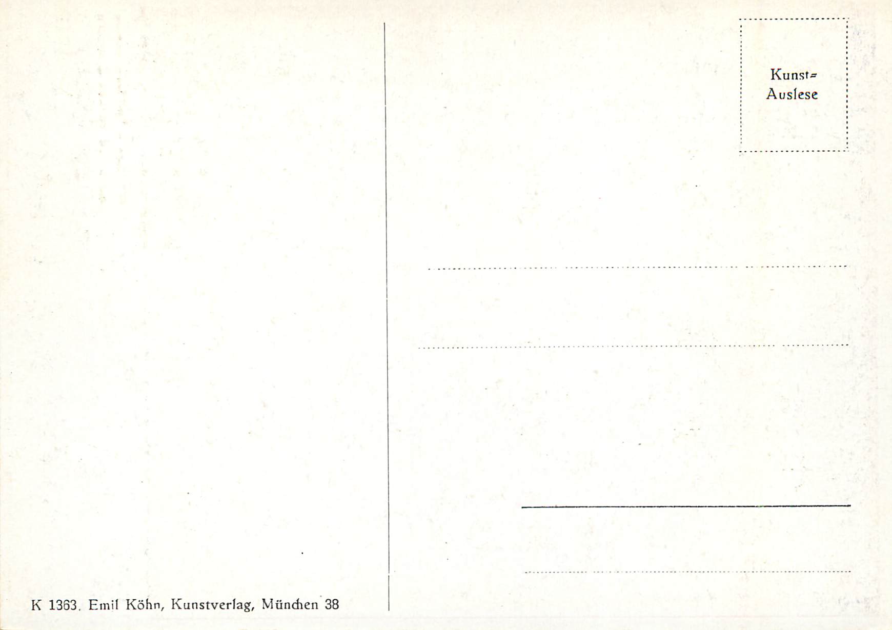 CPM J. Frank - Munchen Residenzmuseum — Verso
