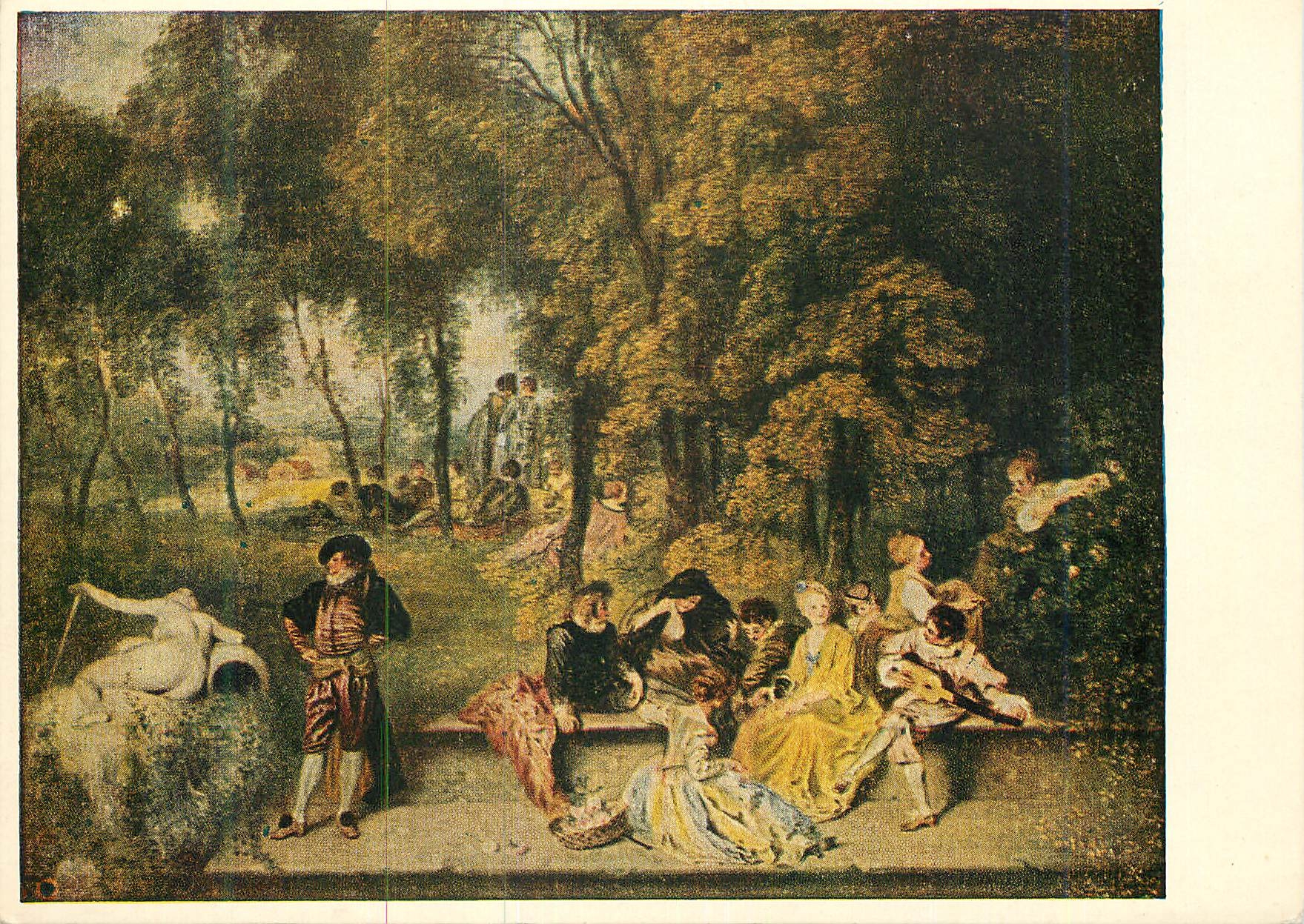 CPM Antoine Watteau