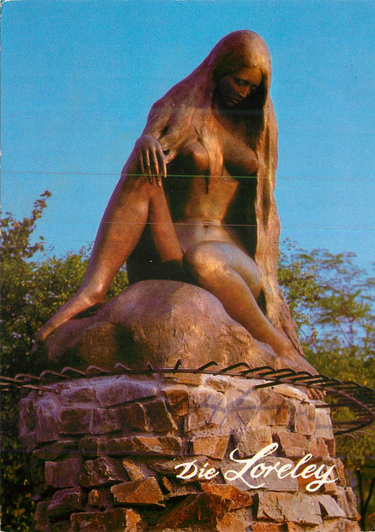 Statue de Loreley — Goarshausen am Rhein — éditeur Rahmels Verlag GmbH