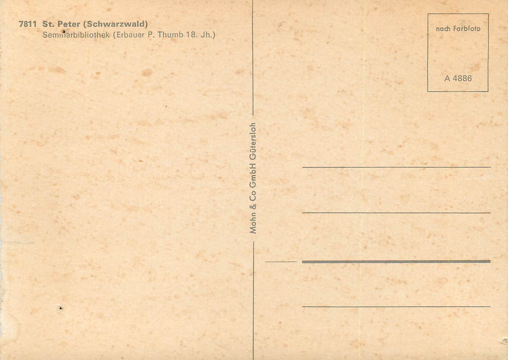 CPM Seminarbibliothek — Rückseite