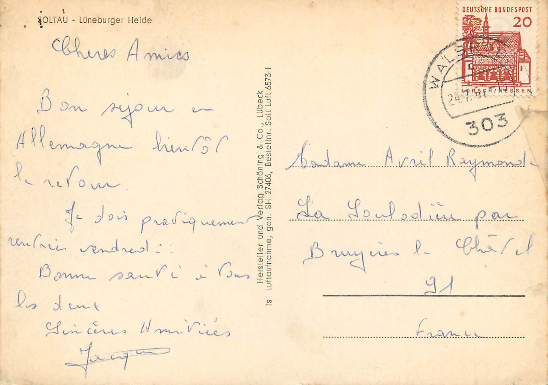 CPM Luneburger Helde — Rückseite