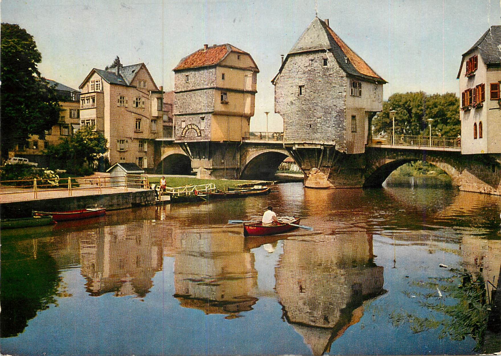 Bad Kreuznach — Brückenhäuser — Gebr. Metz, Tübingen
