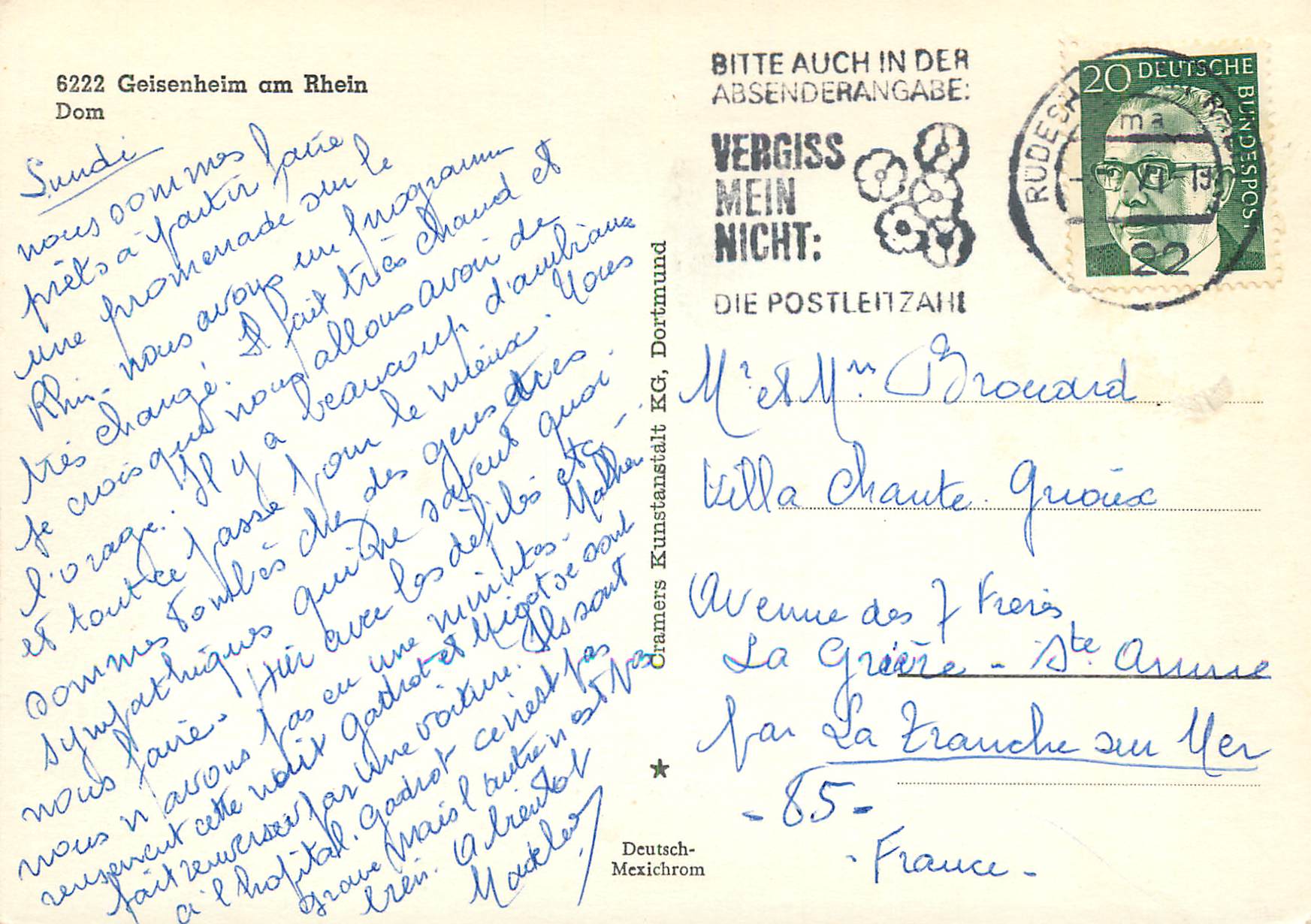 CPM Cathedrale — Rückseite