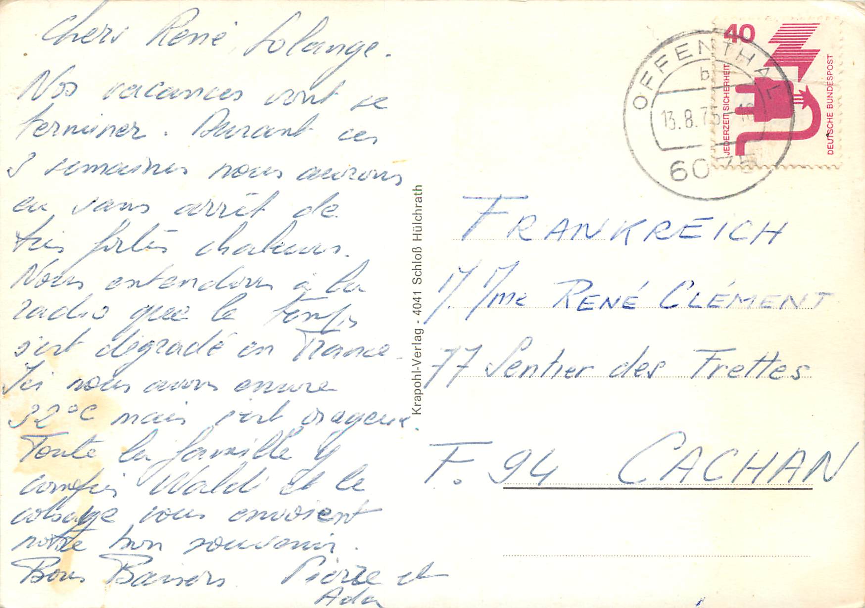 CPM Langen in Hessen — Verso