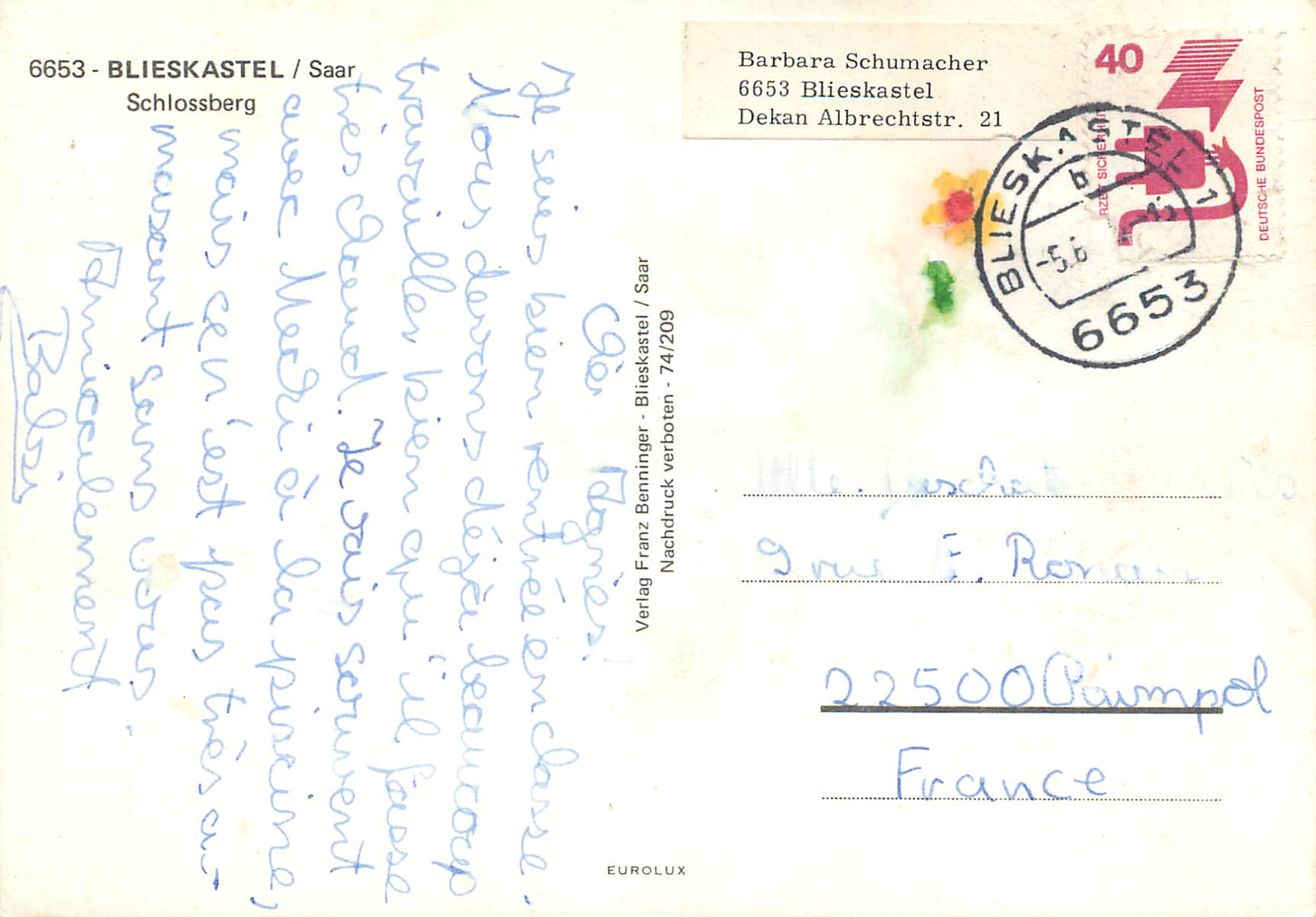 CPM Blieskastel — Back