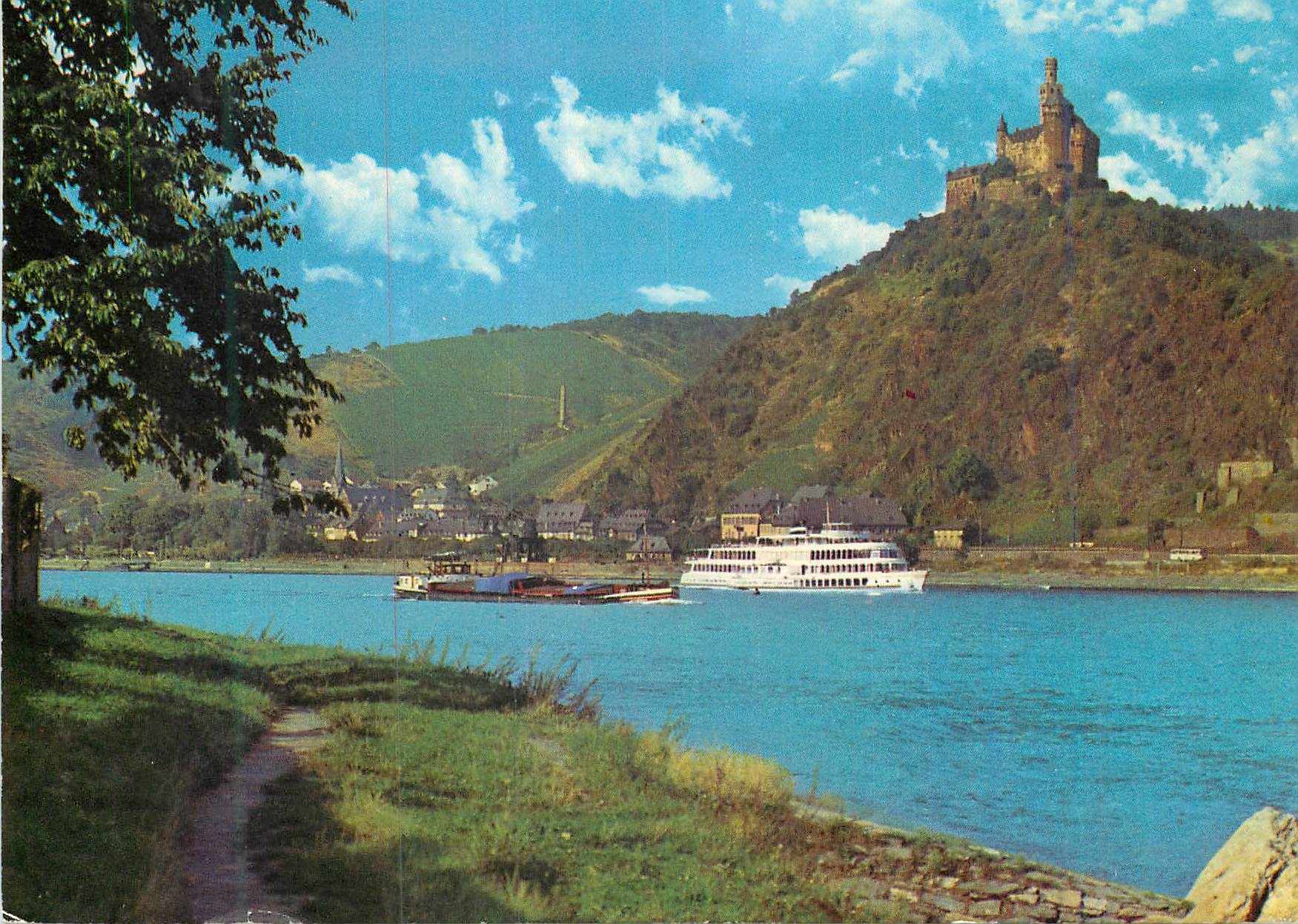 The Rhine — Marksburg Castle — Publisher: Umlauf-Verlag, No. 112