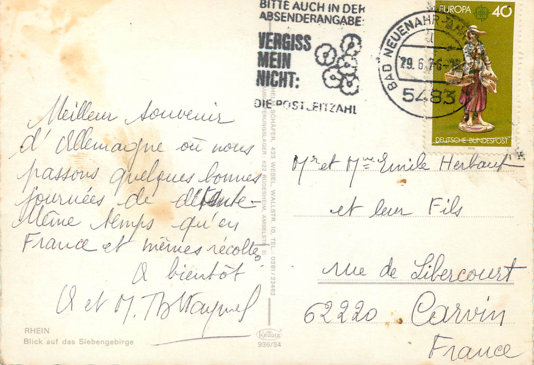CPM Siebengebirge — Rückseite