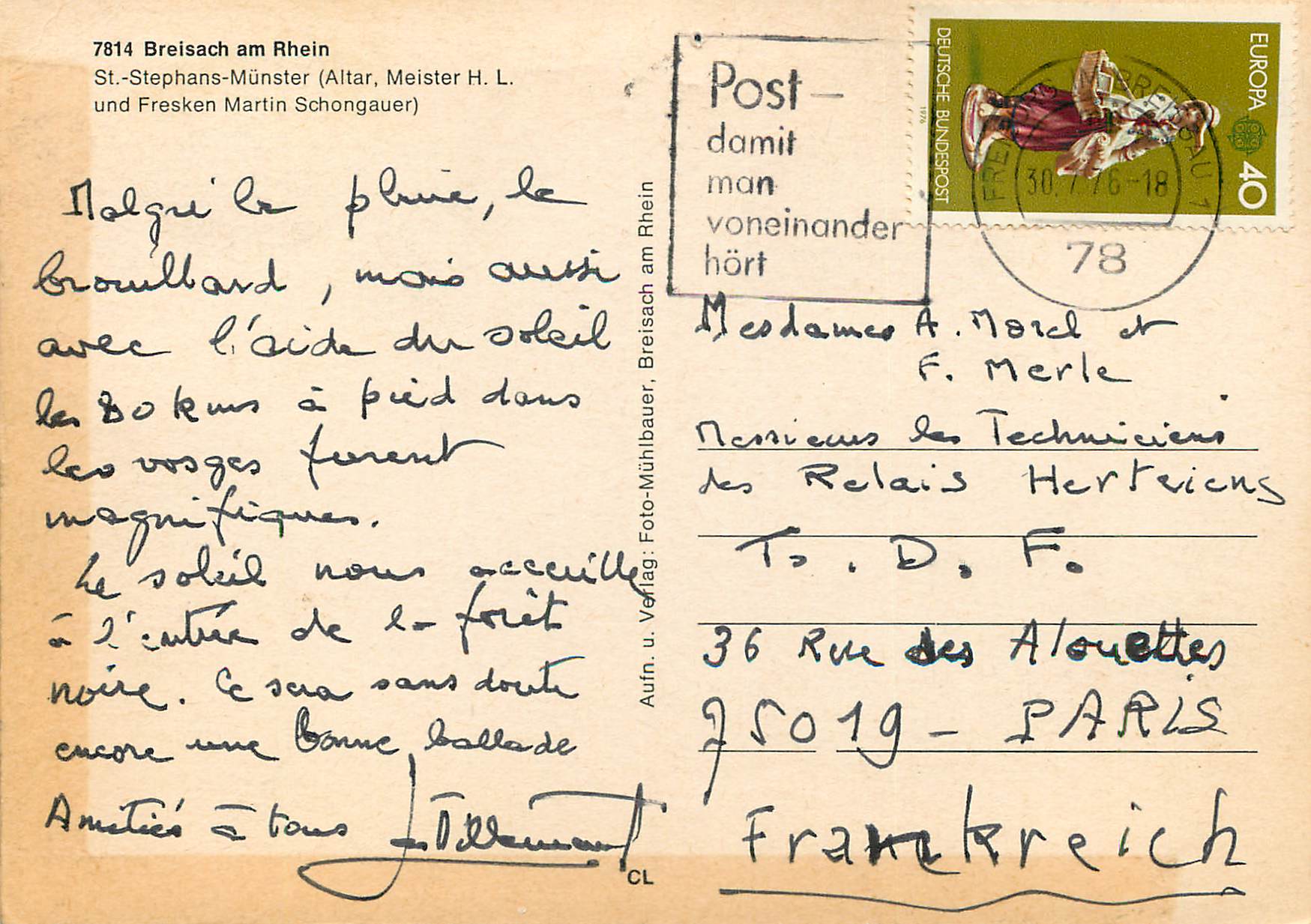 CPM Breisach — Rückseite