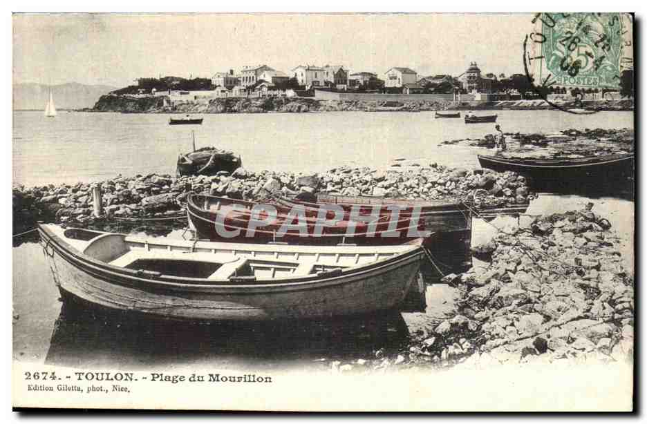 Toulon - Plage du Mourillon — Édition Giletta, phot. Nice, n° 2674