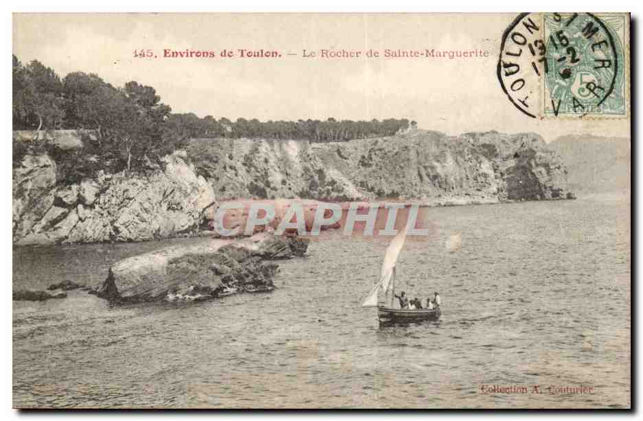 Environs de Toulon — Le Rocher de Sainte-Marguerite — Collection A. Couturier