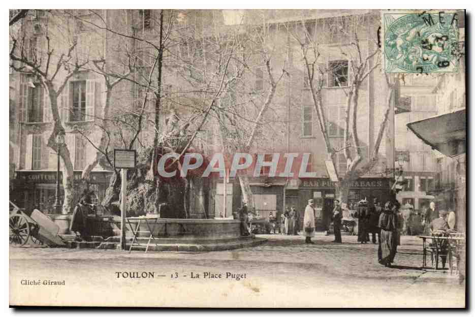 Toulon — Place Puget — Gliché Giraud