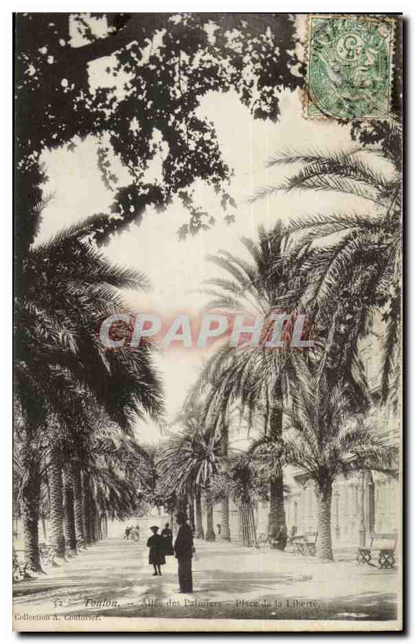Toulon — Allée des Palmiers — Place de la Liberté — Collection A. Couturier