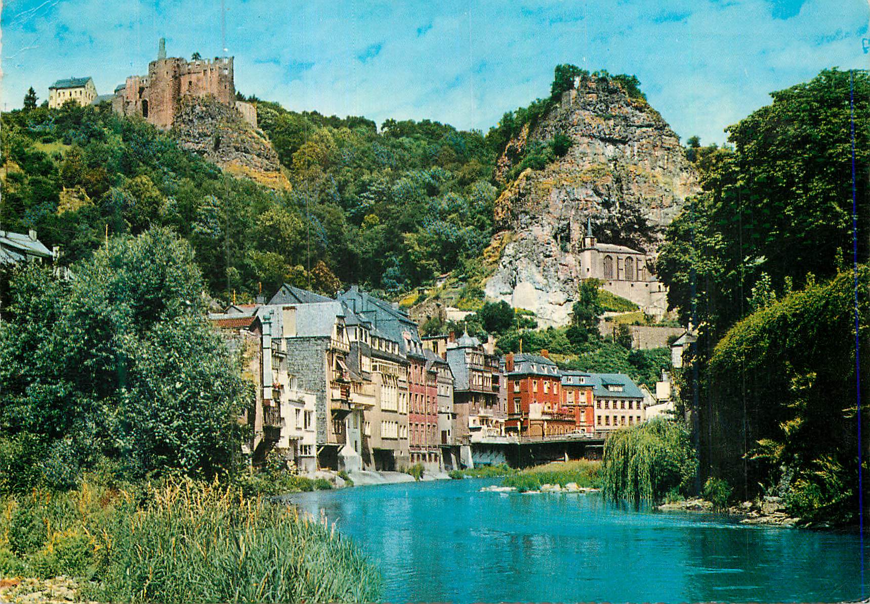 Val de Marne — vue de la rivière et des ruines — éditeur IDAR-OBERTHIN