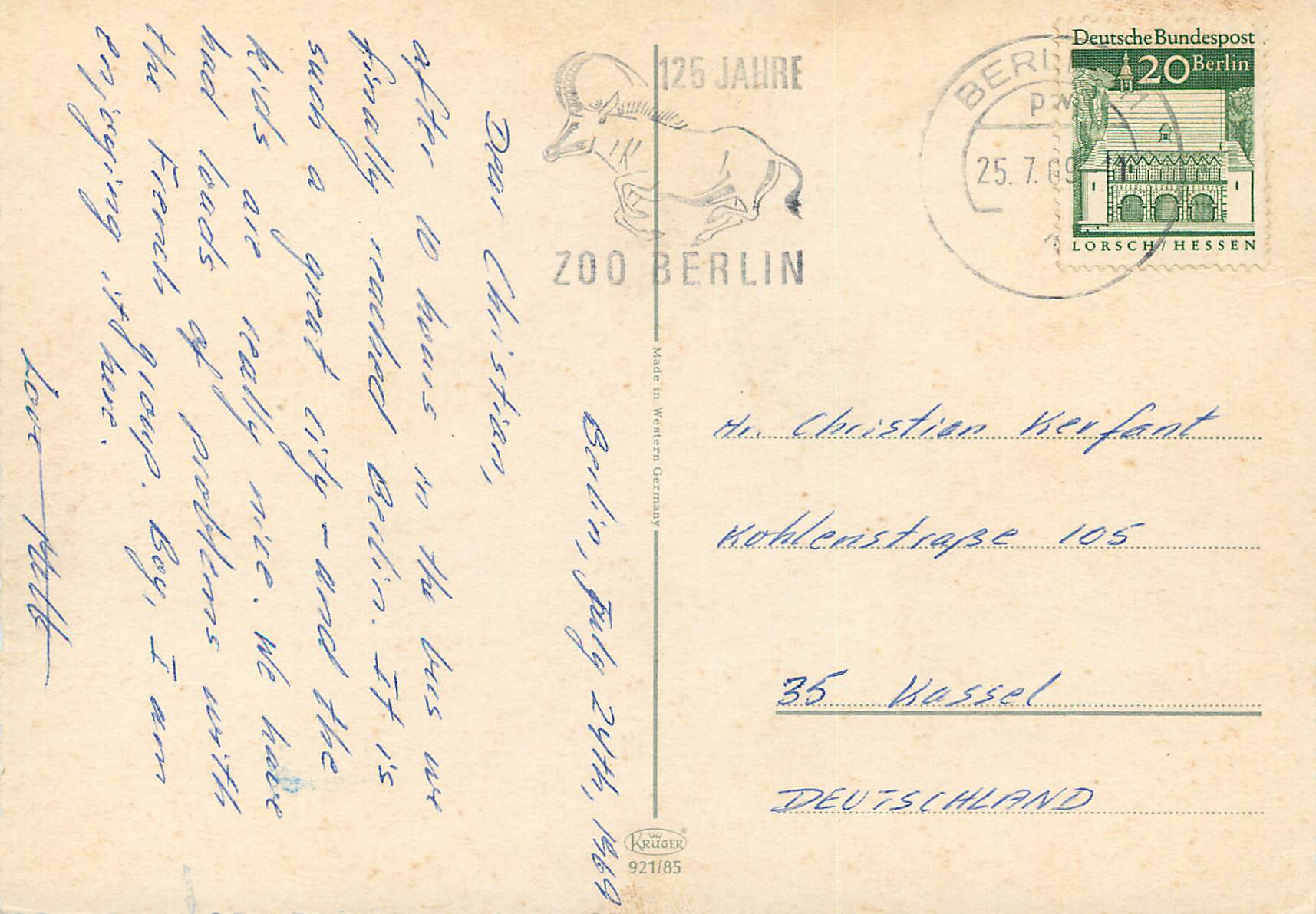 CPA Berlin — Verso