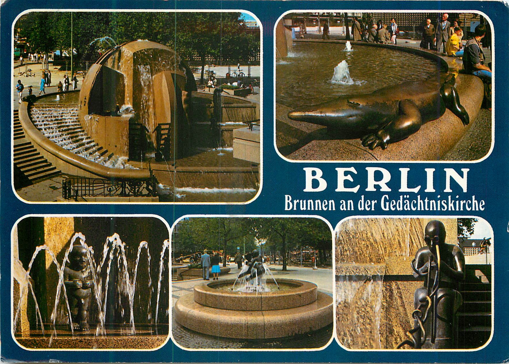 CPM Brunnen an der Gedachtniskirche Crocodile