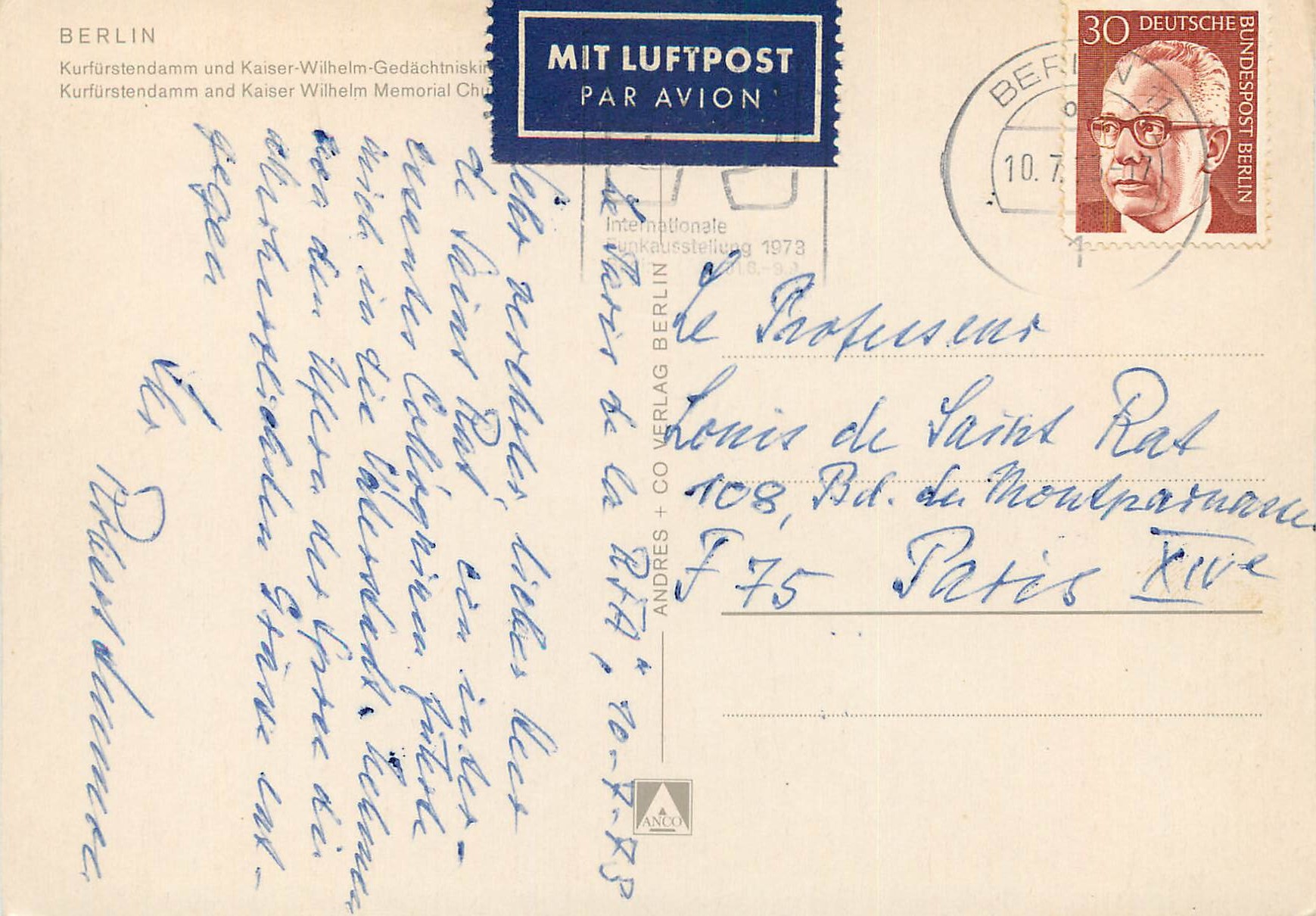 CPM Kurfurstendamm — Rückseite