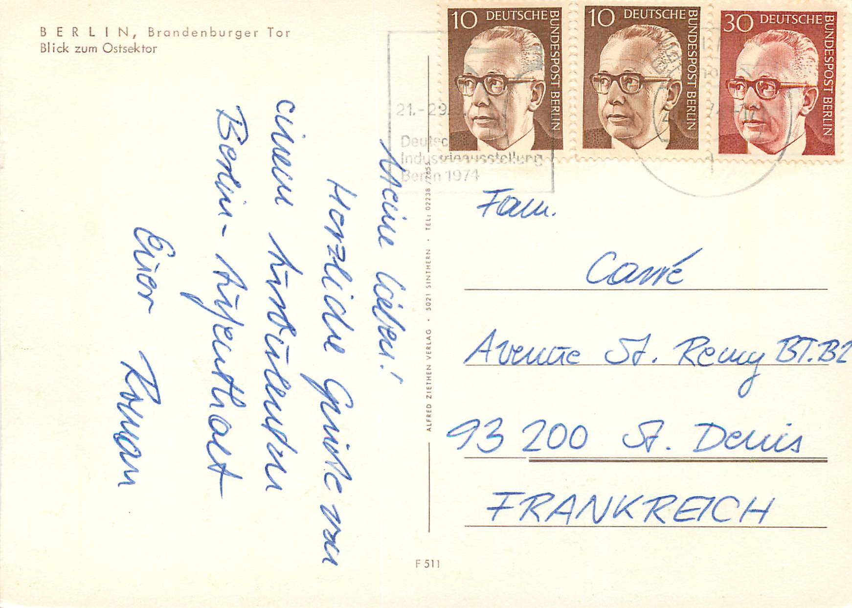 CPM Tor and Ostsektor — Rückseite