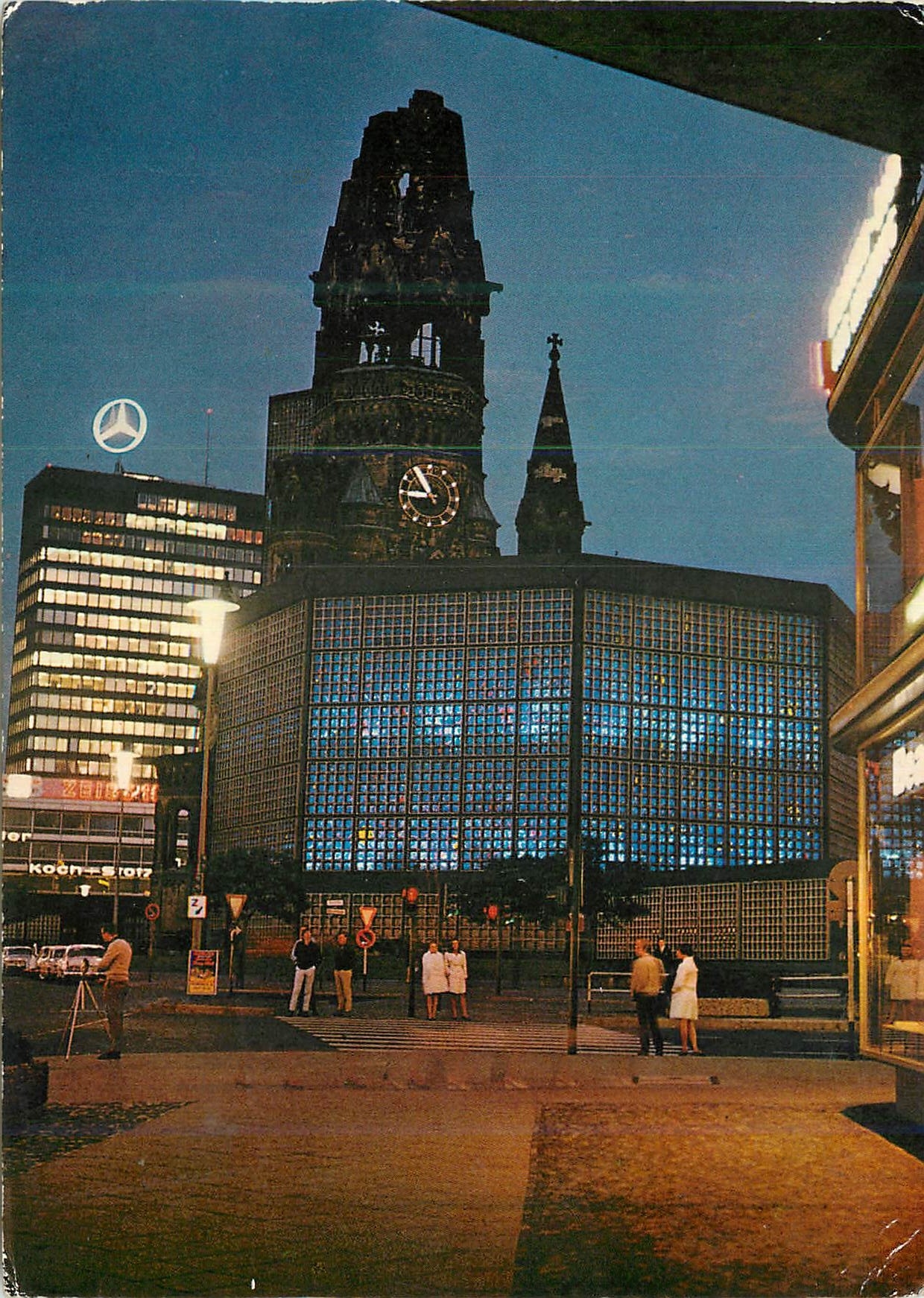 CPM Kaiser Wilhelm Gedachtniskirche Berlin Mercedes Benz