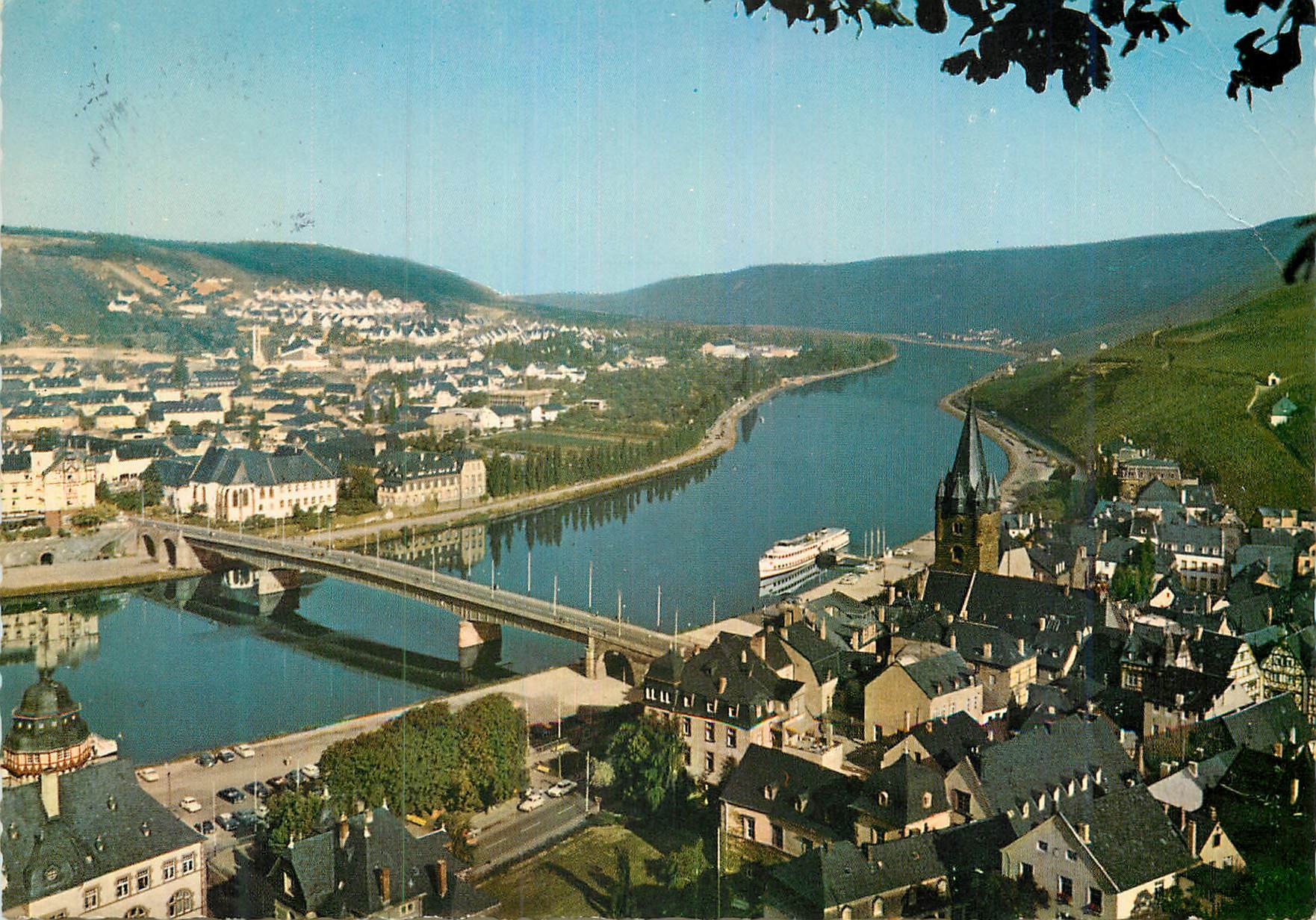 Bernkastel-Kues an der Mosel — vue panoramique — éditeur Oetters Kunstanstalt KG, Dortmund