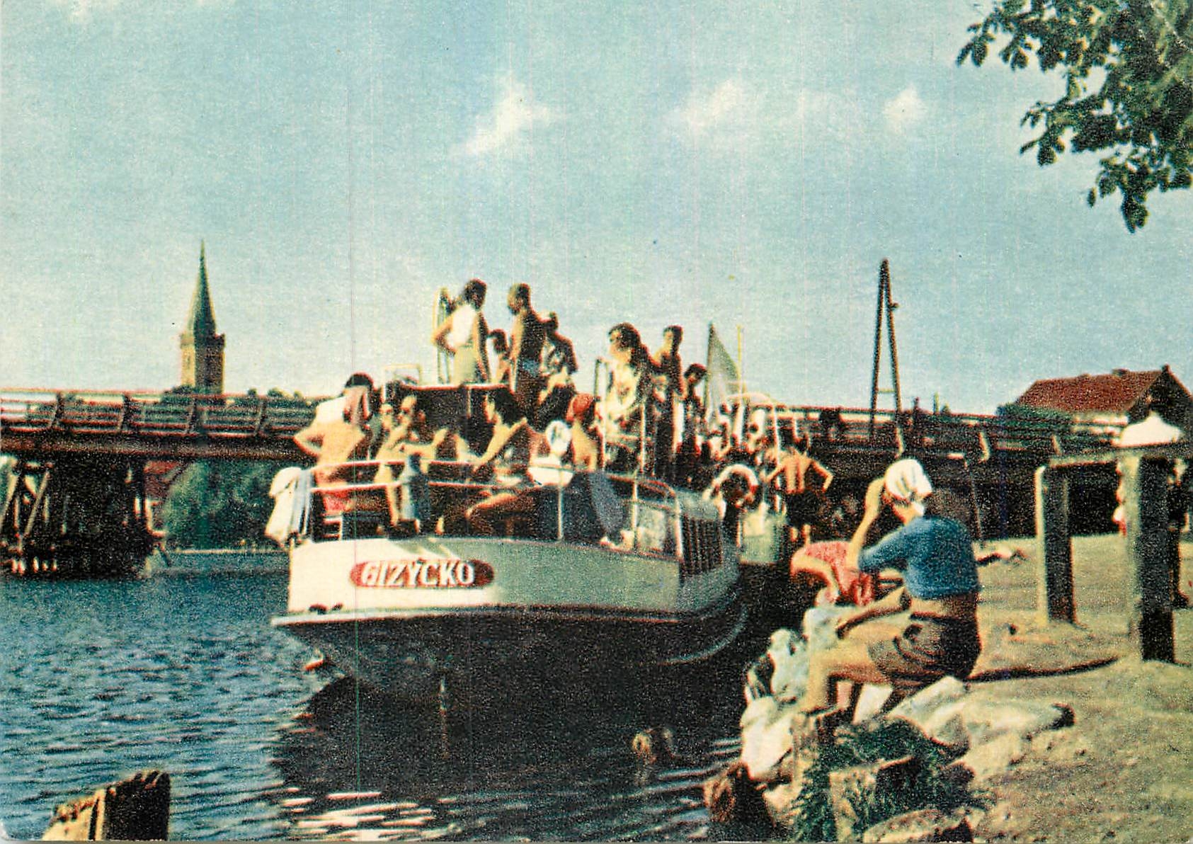 CPM Mikolajki Na przystani Powiat Bateau