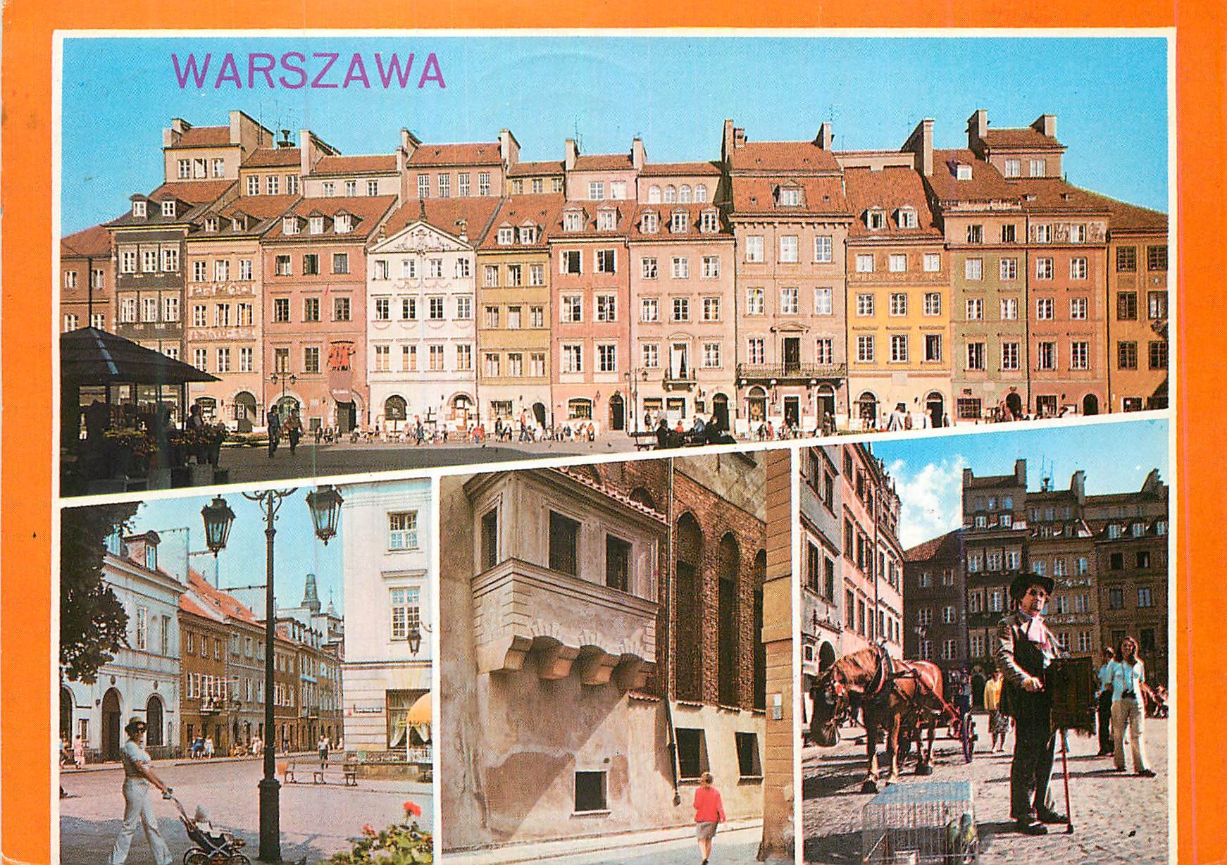 Warszawa — Rynek Starego Miasta — éditeur non visible