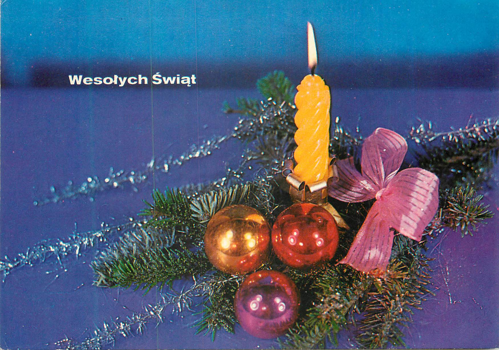CPM Wesolych Swiat - J.Wendelowskiego