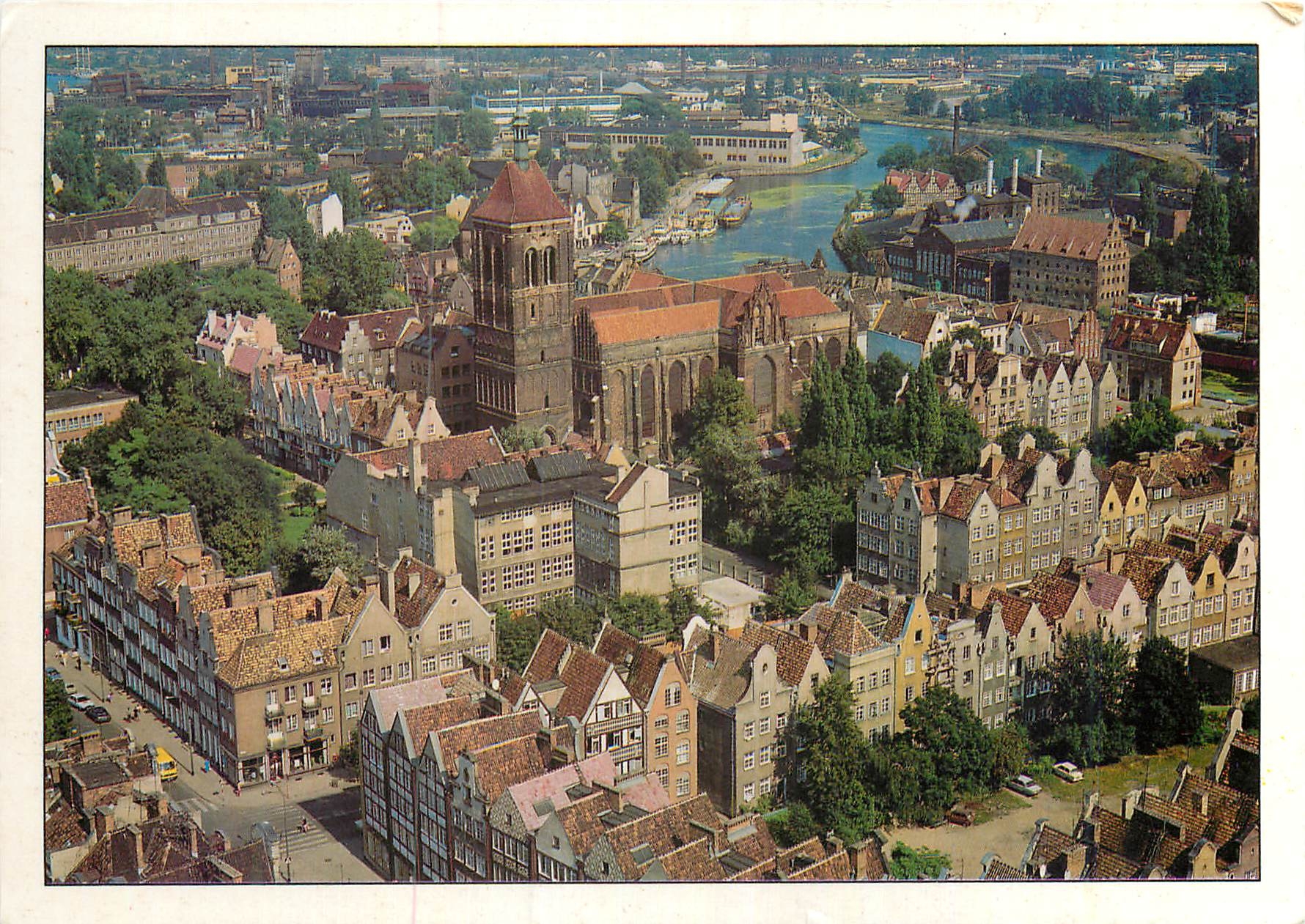 CPM Widok Kosciola Mariackiego Gdansk
