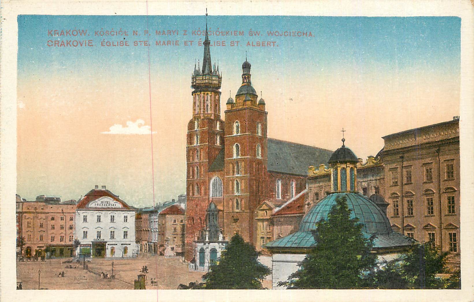 CPA Eglise St.Marie-St. Albert Krakow