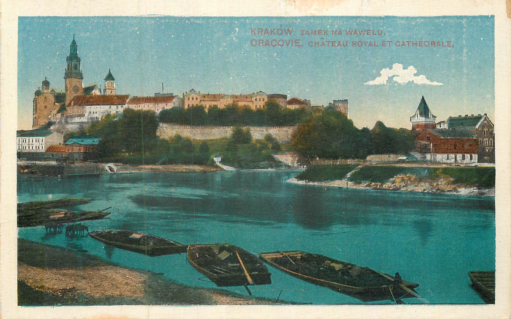 CPA Chateau Royal and Cathedrale Krakow