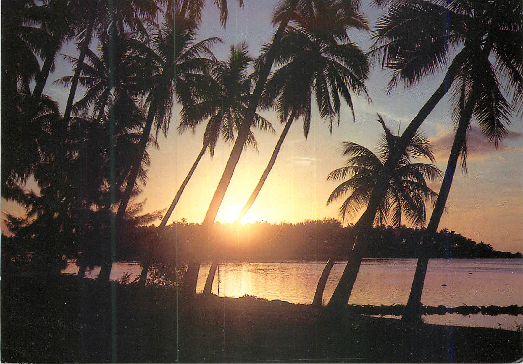 CPM Tropical Sunset Papeete Tahiti